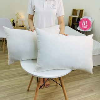 Ruột gối hơi bông gòn HL Bedding trắng tinh khiết gối đầu nằm êm ái hỗ trợ đầu và cổ