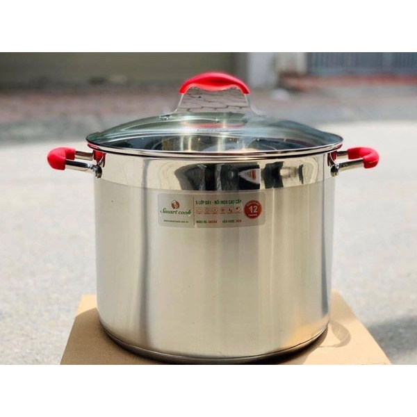 Nồi luộc gà inox Smartcook đáy 5 lớp size 30cm SM3141- HÀNG CHÍNH HÃNG