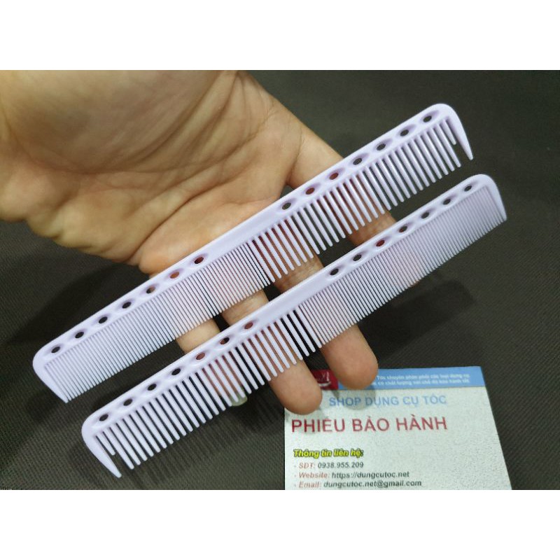 Lược Cắt Tóc Nam Nữ Ys Park Mẫu Dài 18cm Chịu Nhiệt Chải Bám Tóc.