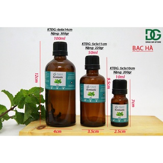 [TD ORGANIC] Tinh dầu bạc hà nguyên chất 100% SCENTASTIC 50ml và 100ml