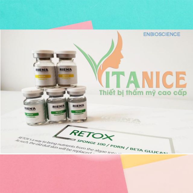 Vi kim tảo biển retox - thay da sinh học giảm mụn giảm nám thâm mụn tách lẻ 1 cặp không hộp