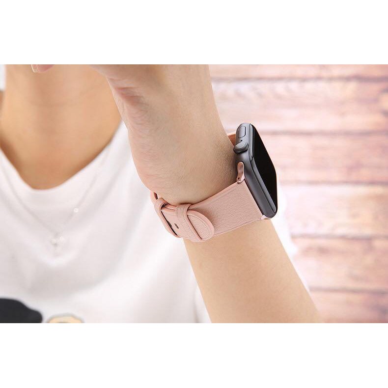 Dây Apple Watch mẫu da thời trang, trẻ trung, thiết kế trang nhã