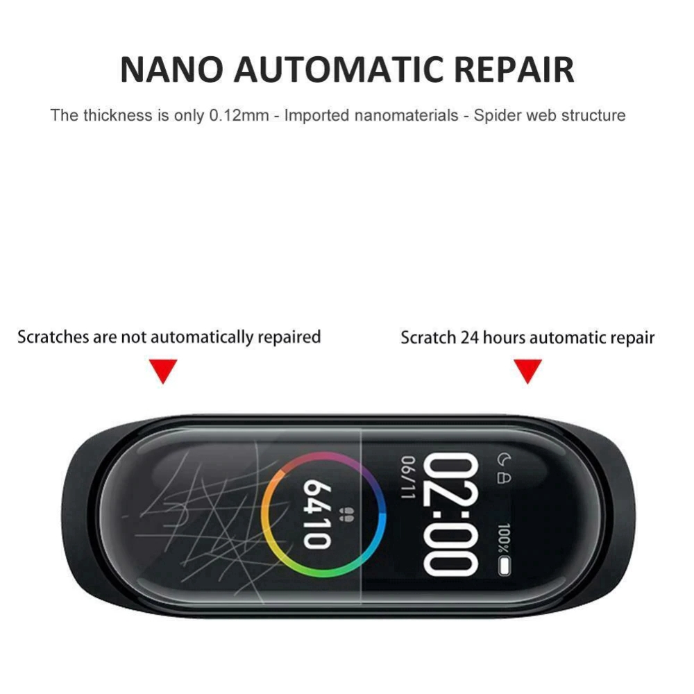 Set 1/5 kính cường lực 0.1mm bảo vệ màn hình cho Xiaomi Band 4