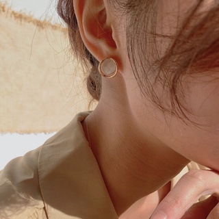 Đôi Bông Tai Mặt Đá Opal Sang Trọng