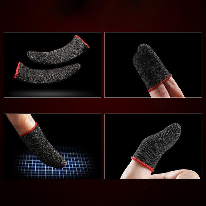 Cặp găng đeo ngón tay thoáng khí chống trượt chuyên dụng chơi game trên điện thoại iPhone/Android/IOS