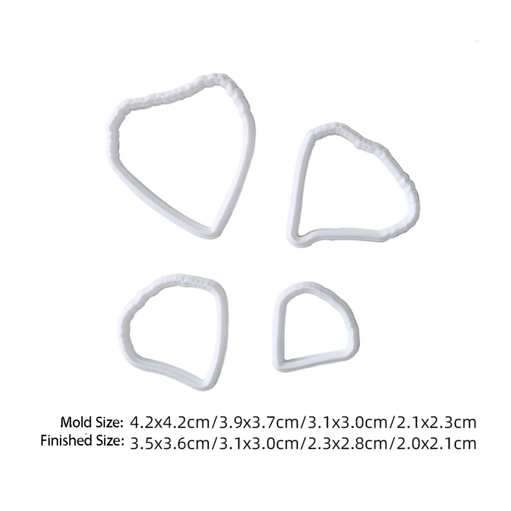 Kalaien Khuôn silicone Làm Bánh Hình Hoa Mẫu Đơn / Bướm / Hoa Mẫu Đơn Xinh Xắn