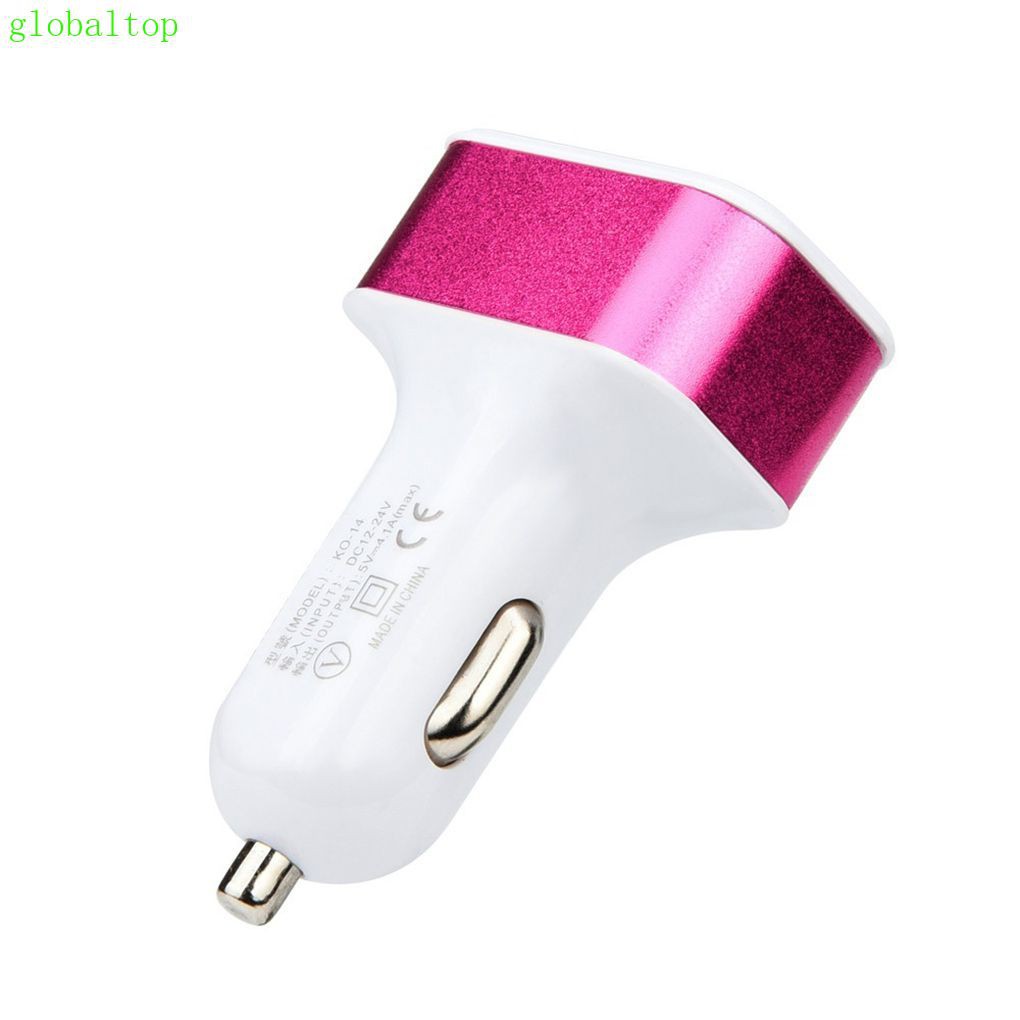Tẩu Sạc 3 Cổng Usb Dc 5.0v 2.1a / 2a / 1a Cho Xe Hơi