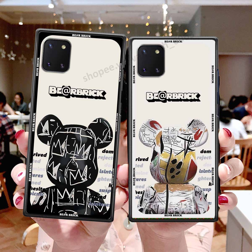 Ốp Samsung Note 10 Lite be@r brick mars thời trang, ốp lưng điện thoại viền dẻo siêu chất