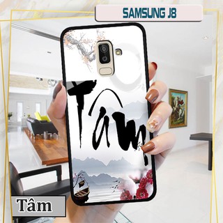 Ốp lưng Samsung Galaxy J8 2018 - In chữ thư pháp