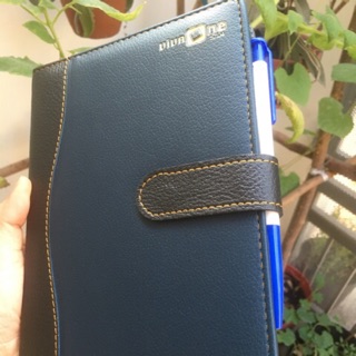 Sổ tay bìa da quai hít S7.04