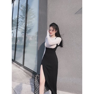 Set yếm xẻ tà dáng dài