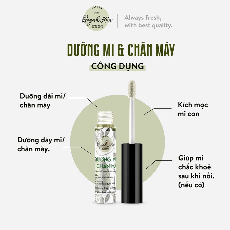 <MINISIZE> DƯỠNG MI VÀ CHÂN MÀY HANDMADE QK | BigBuy360 - bigbuy360.vn