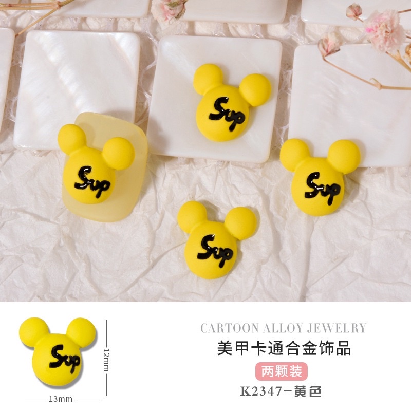 Charm mickey set 2 charm