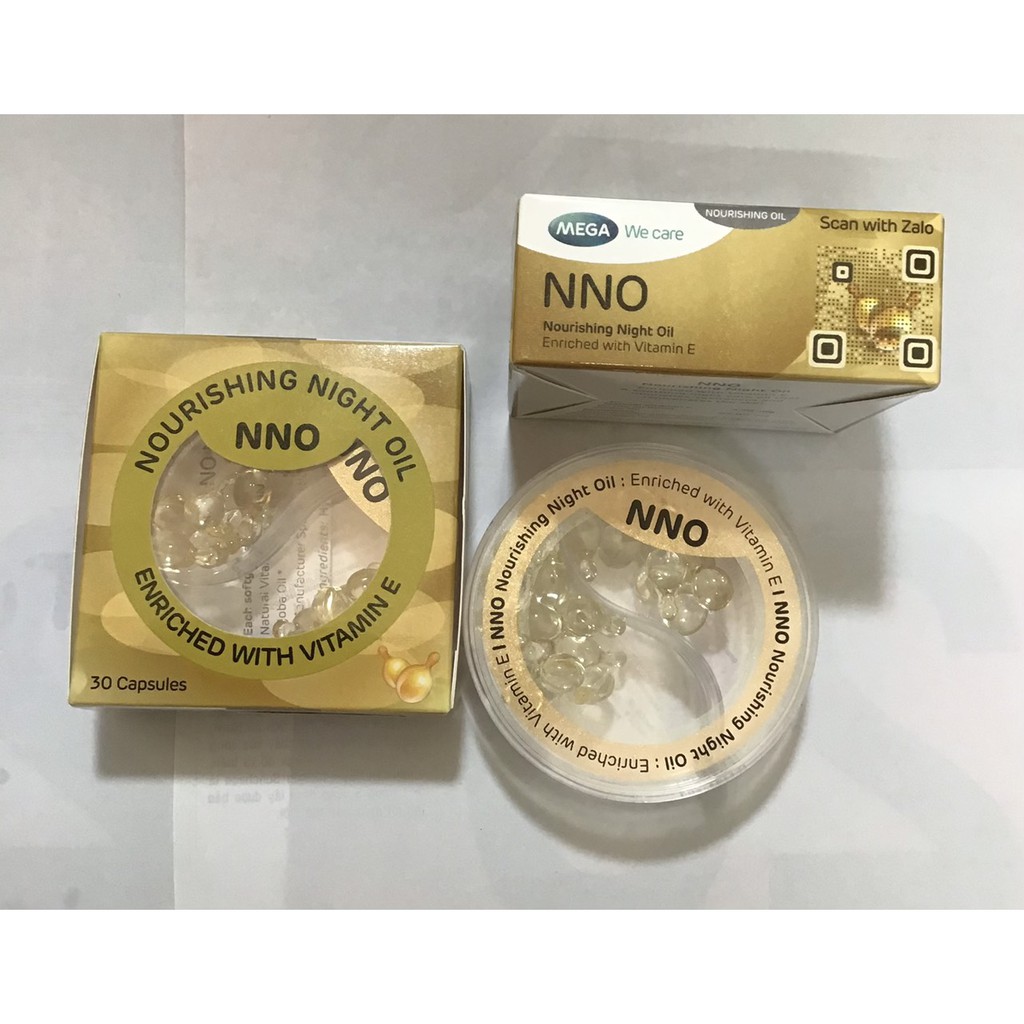 Vitamin E NNO bôi da Hộp 30 viên