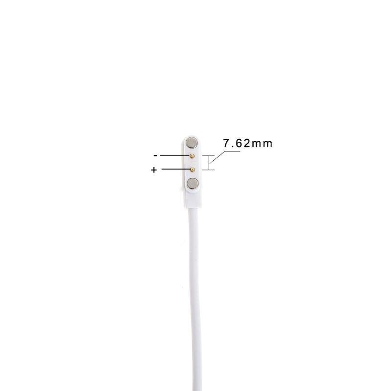 Dây cáp sạc từ tính 2 chân 7.62mm dành cho đồng hồ thông minh