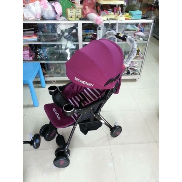 Xe đẩy em bé BeiDuoQin 3 tư thế, đệm lưới thoáng mát cho bé yêu