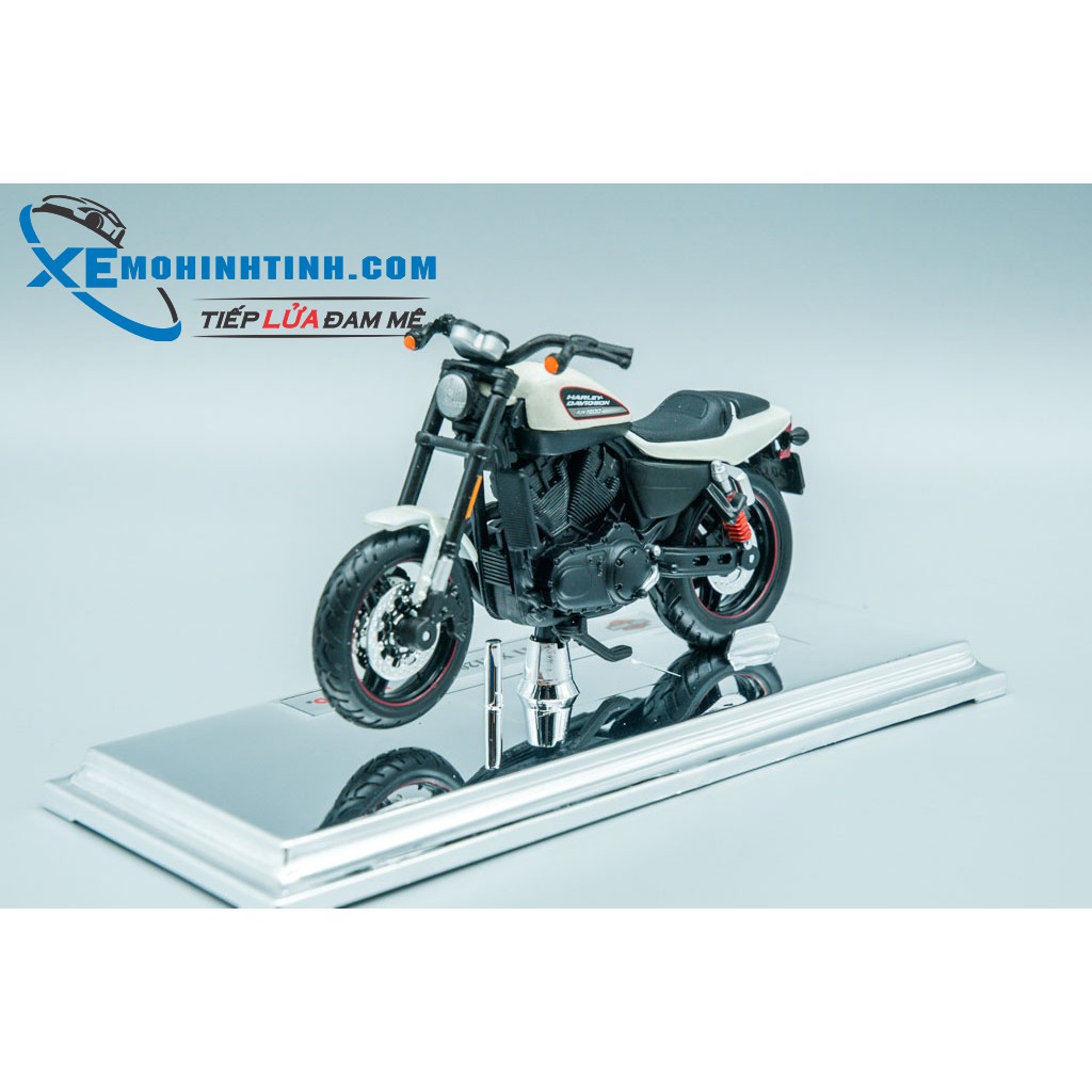 Xe Mô Hình Harley Davidson 2011 Xr 1200X 1:18 Maisto (Trắng Đen)