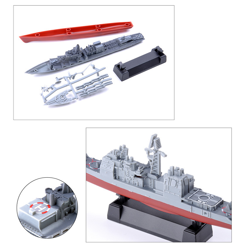 Mô hình tàu chiến 4D bằng nhựa tinh xảo cho trẻ em