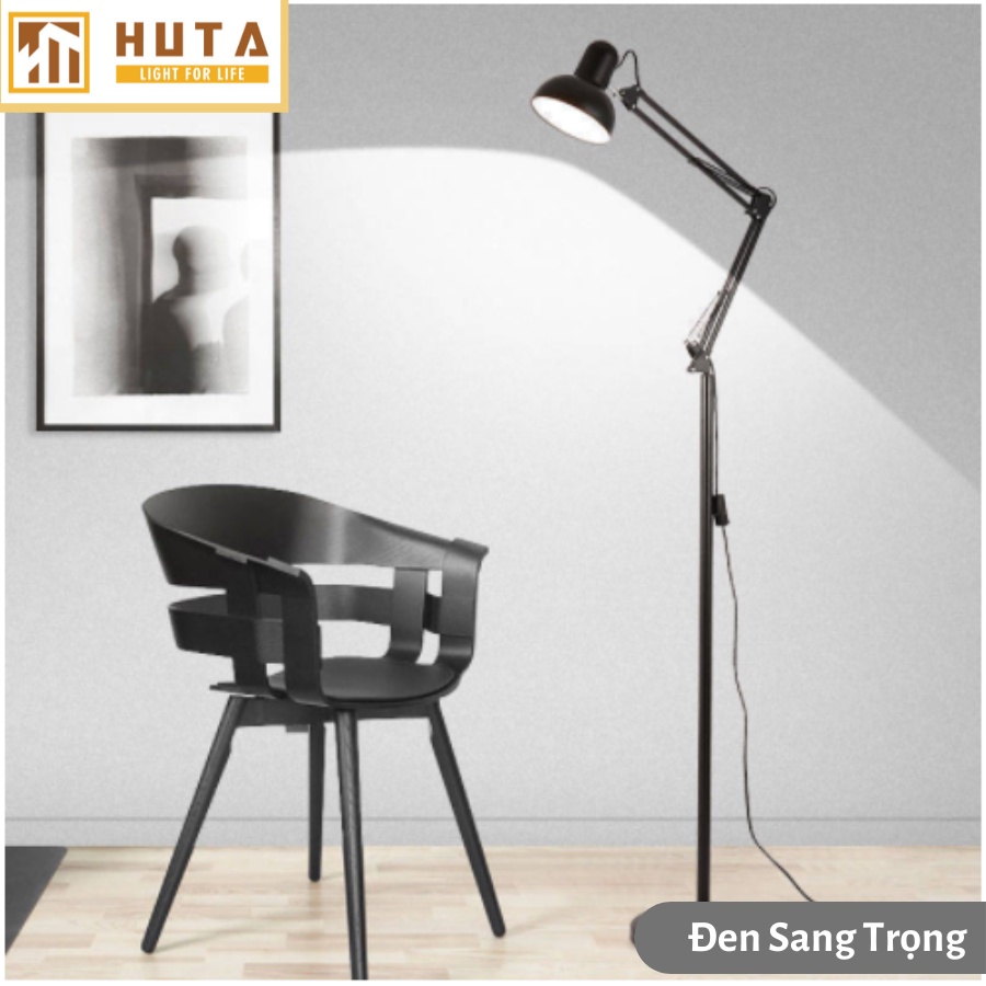 Đèn Cây Đứng Khớp Nối Cong Điều Chỉnh, Kiểu Dáng Pixar, Thân Thép, Bóng Led,Dùng Làm Vệc, Đọc Sách, Phòng Khách-HUTA KC