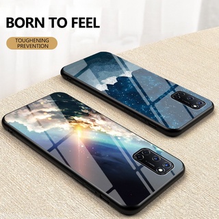 Ốp điện thoại mặt kính cường lực cho Oppo A52 A72 A92 A 52 72 92 Oppoa52 Oppoa72 Oppoa92 Cph2061 Cph2069 Cph2067 Cph2059