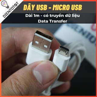 Cáp sạc Micro USB ( Có truyền dữ liệu Data Transfer ) 1m / 60cm