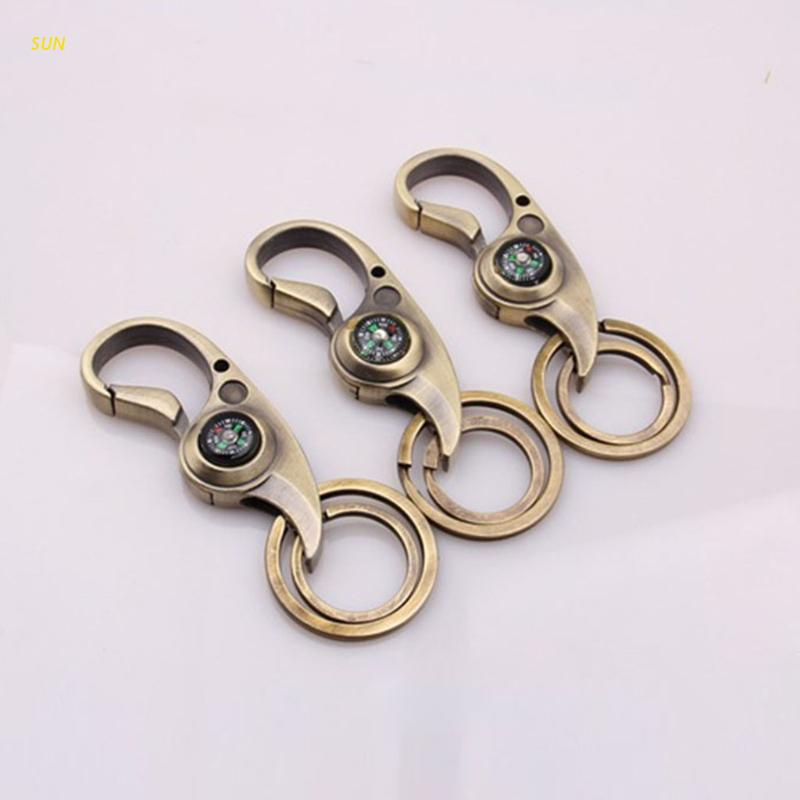 La bàn bỏ túi bằng kim loại thiết kế nhỏ gọn tiện dụng cho dã ngoại/ cắm trại