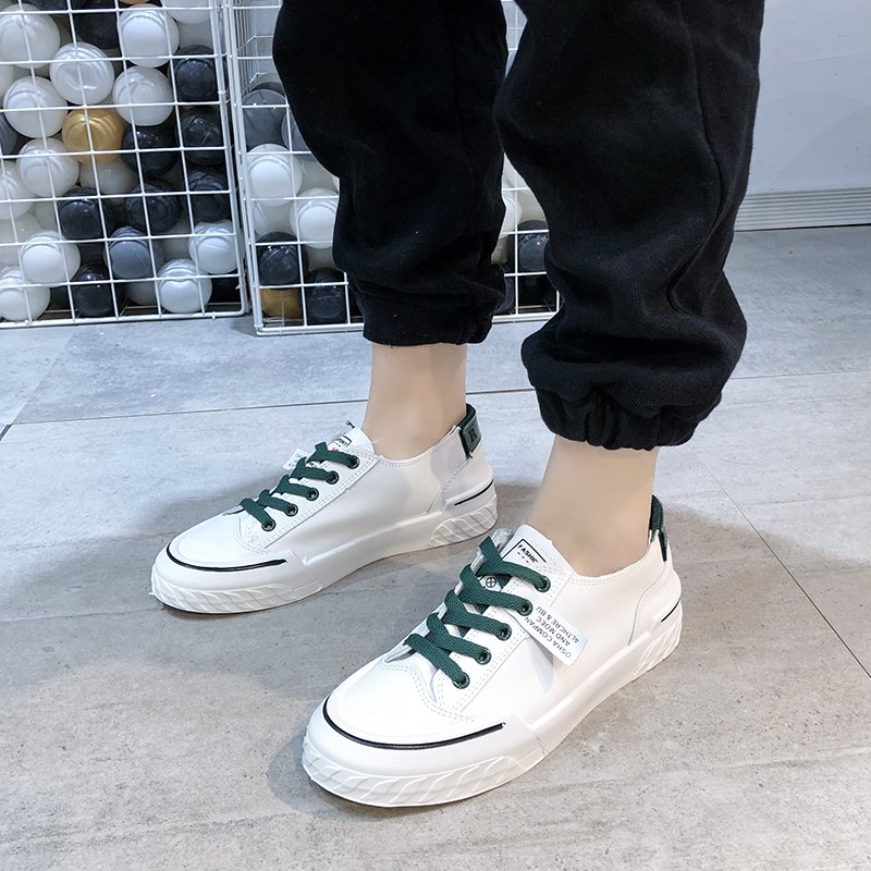 IELGY white shoes women's single shoes casual sneakers