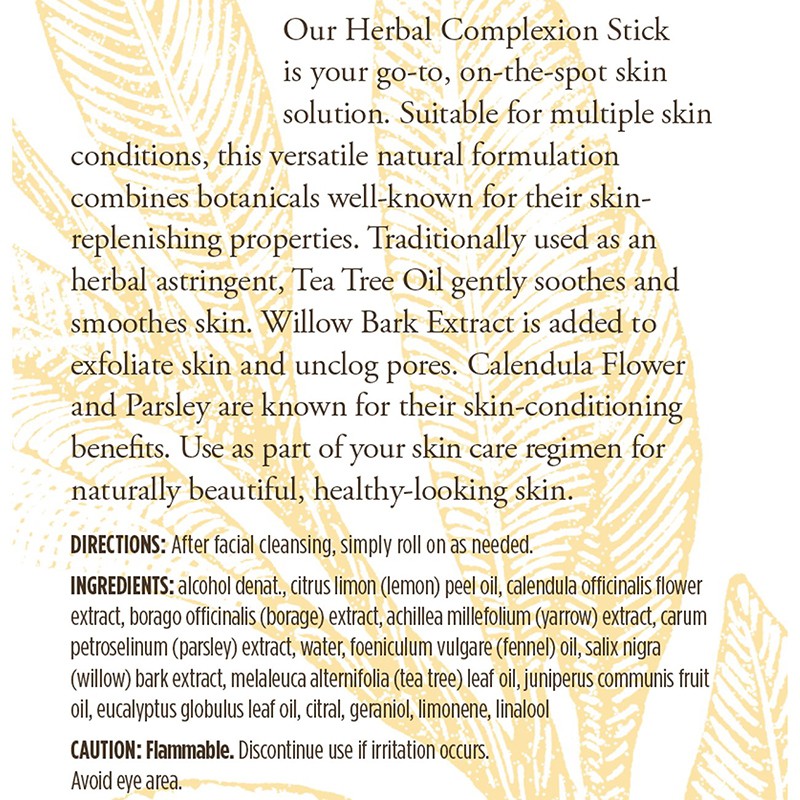 Thanh lăn tinh dầu chấm mụn tràm trà Burt’s Bees- Herbal Complexion Stick With Tea Tree Oil Burts Bee - 7.7ml | BigBuy360 - bigbuy360.vn