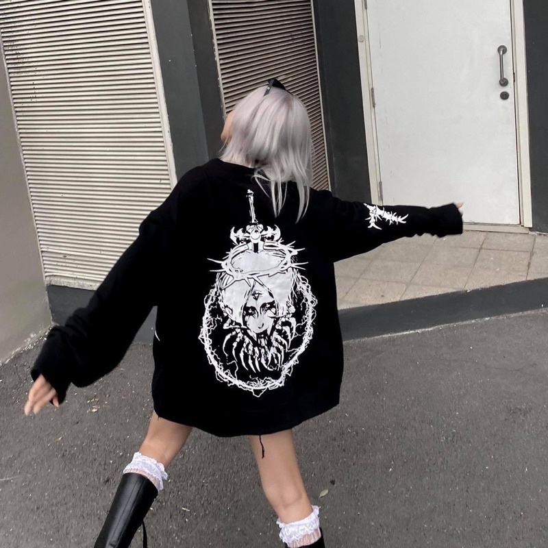 Áo khoác cardigan vah studio SWORD DEVIL Áo nỉ cardigan vah.studio chất nỉ bông cao cấp