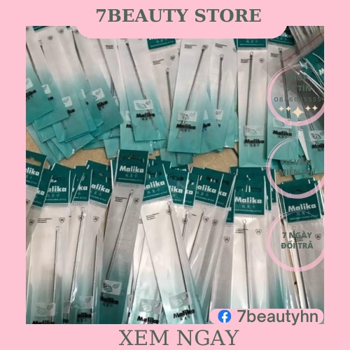 Combo 10 que nặn mụn malika dùng trong spa thẫm mỹ viện