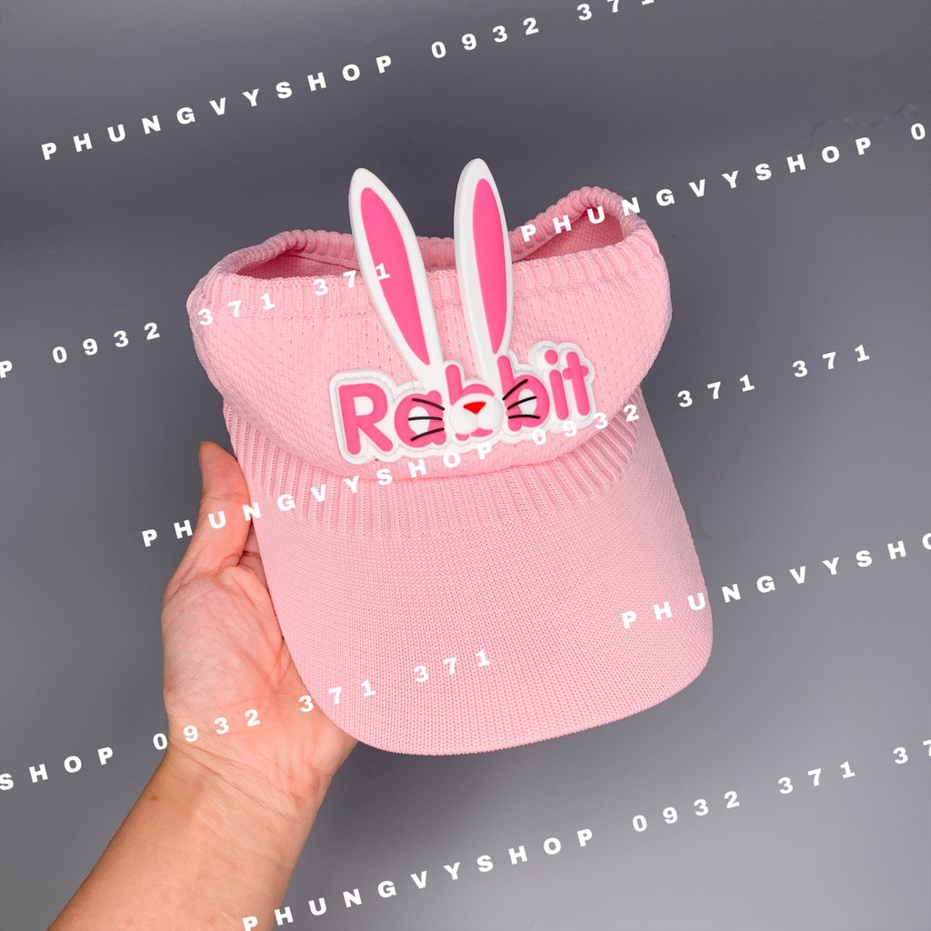 Bé 3-10t/ Mũ lưỡi trai cho bé trai bé gái- KÉT HỞ NÓC CHÓP VẢI LEN RABBIT- nón kết trẻ em