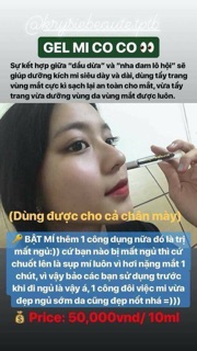 GELMICOCO - Dưỡng mi dầu dừa BâuKrysie
