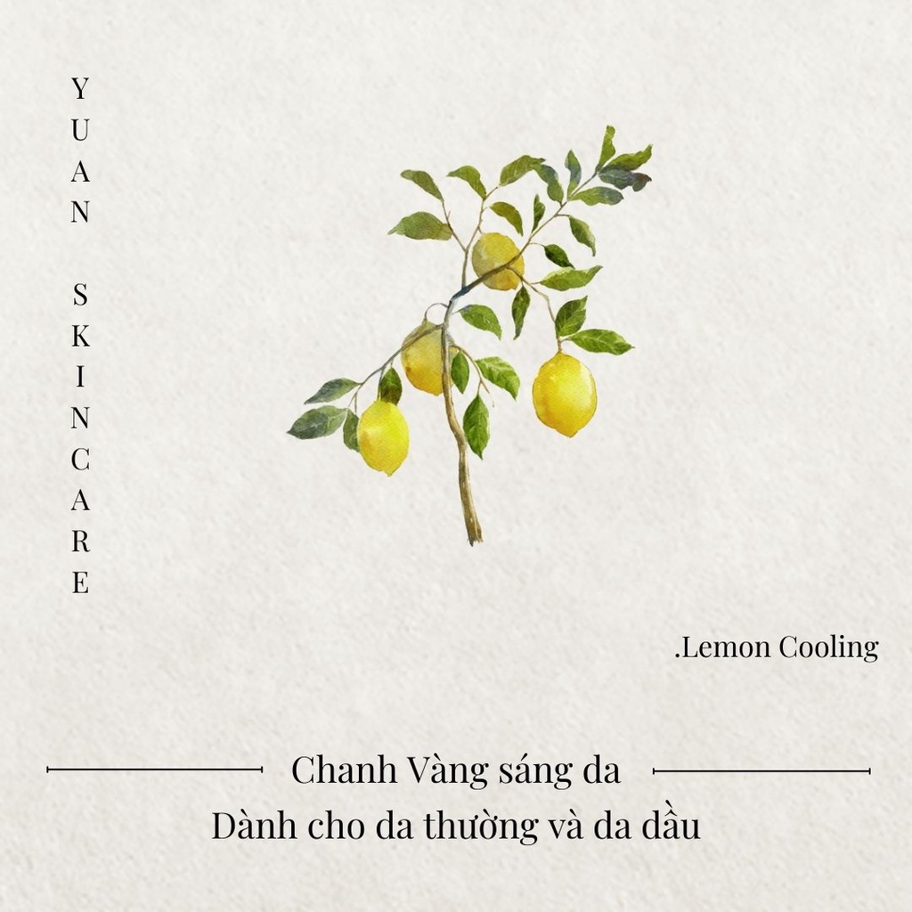 Xà phòng sáng da sảng khoái  YUAN Đài Loan Chanh Vàng Lemon Soap - 100g