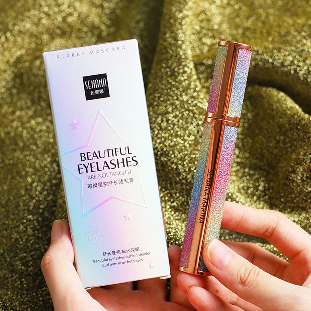 Set Mascara Và Bút Kẻ Mắt Màu Đen Lâu Trôi Chống Thấm Nước