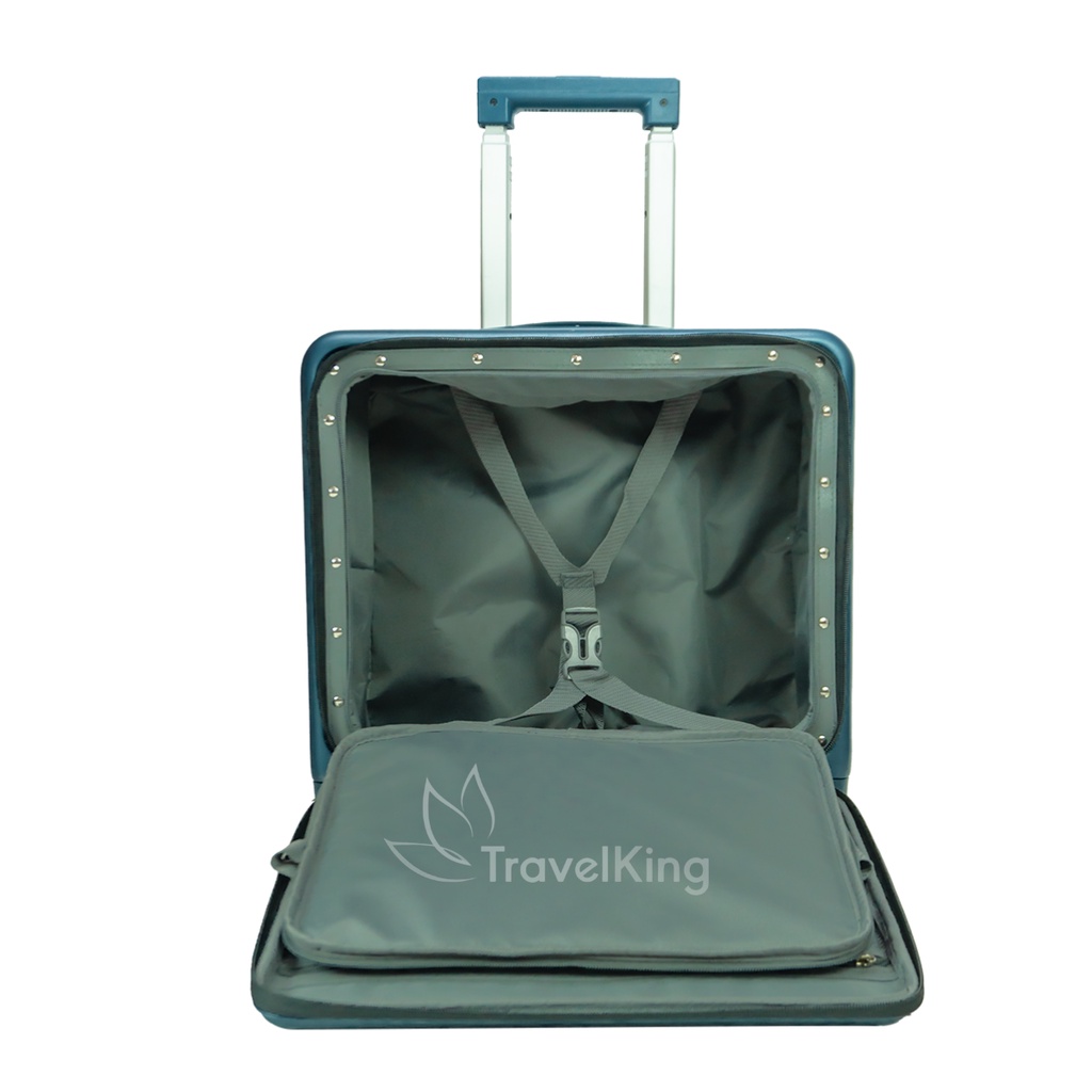 Vali kéo du lịch doanh nhân TRAVELKING808 khung nhôm khóa sâp chính hãng - VALIKING