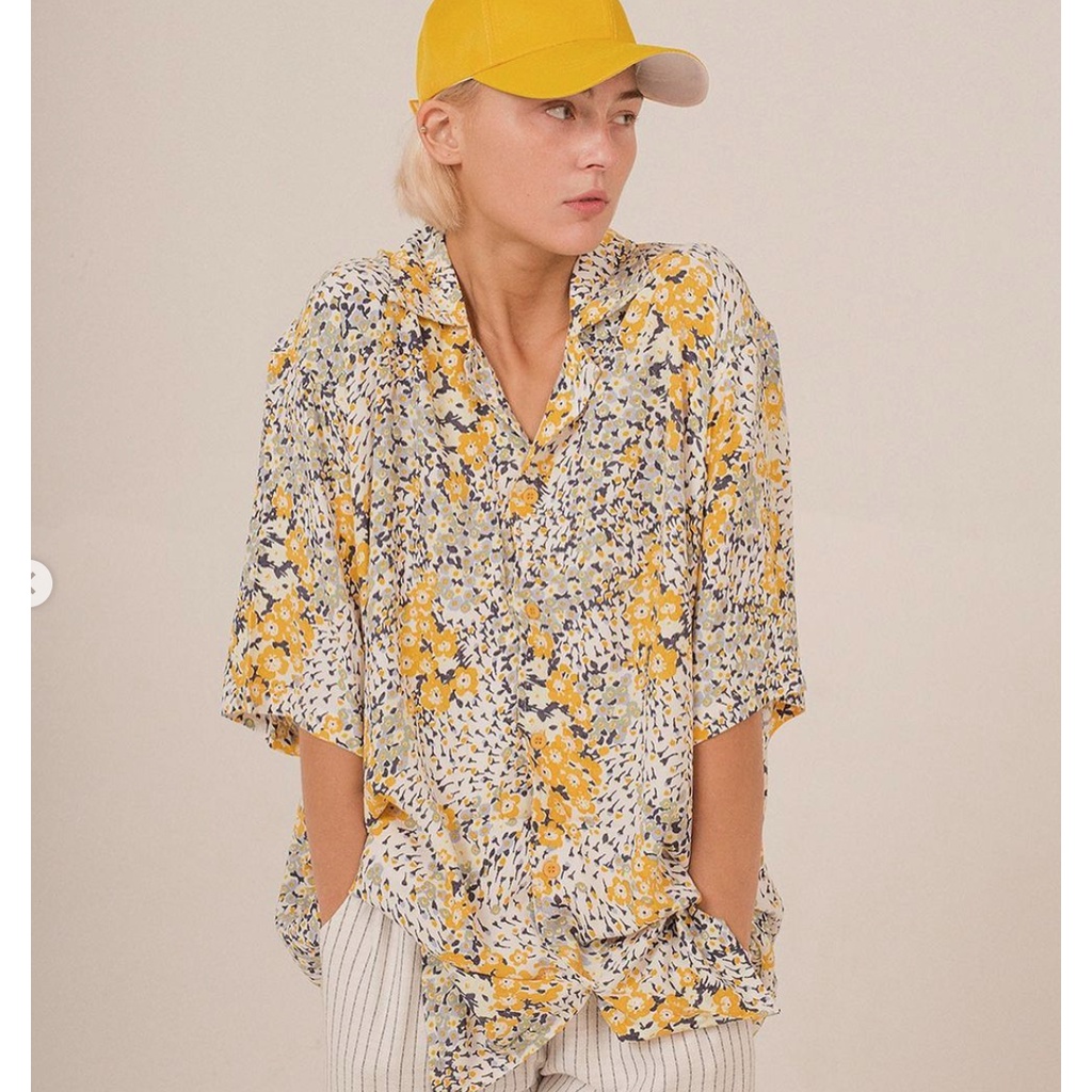 ÁO SƠMI YELLOW FLORAL PIJAMA