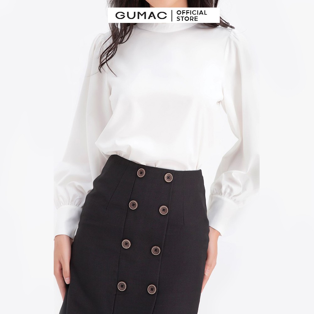 Chân váy phối nút GUMAC nhiều màu năng động VB632 | BigBuy360 - bigbuy360.vn