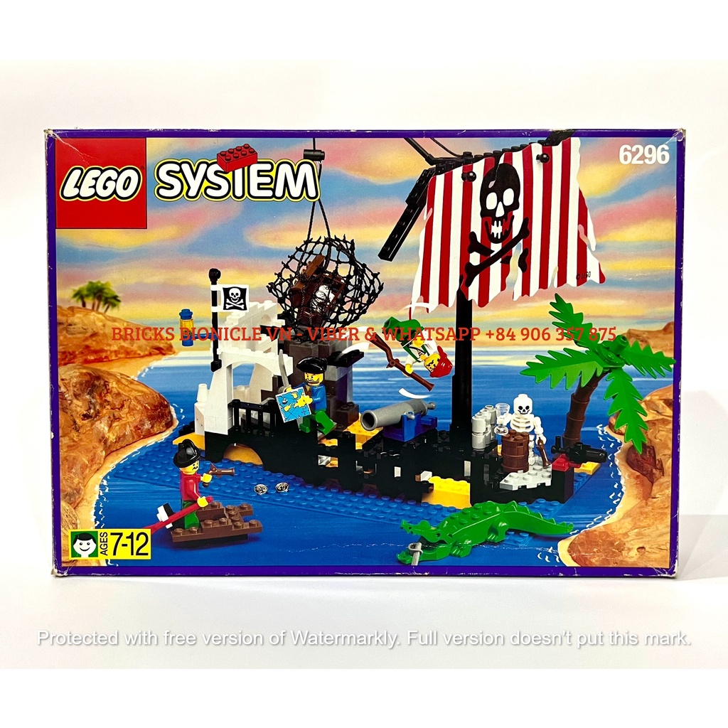 LEGO PIRATES SYSTEM - ĐỒ CHƠI XẾP HÌNH LEGO TÀU CƯỚP BIỂN -  6296 Shipwreck Island - Đảo xác tàu