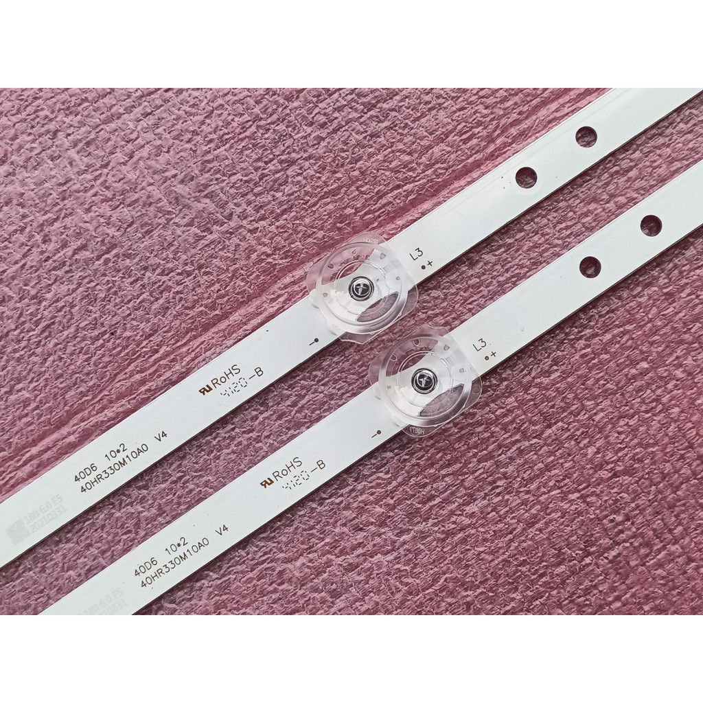 LED TIVI TCL 40S6500 40S6800  40P65 40D3000 MỚI 100% BỘ 2 THANH, MỖI THANH 10 BÓNG 6V, DÀI 74,2cm 40HR330M10A0