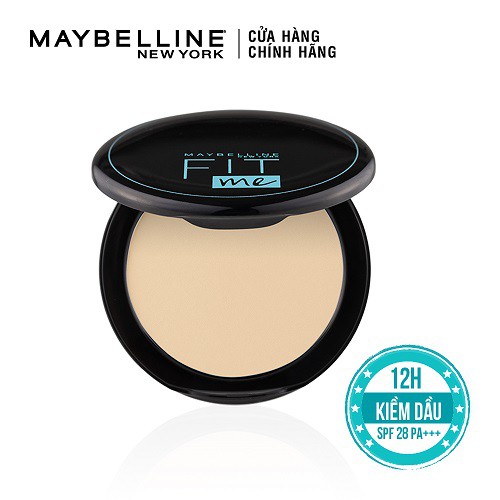 Phấn Nền Kiềm Dầu Chống Nắng 12H SPF28 PA+++ Mịn Lì Lâu Trôi Fit Me Maybelline New York  Compact Powder 6g | BigBuy360 - bigbuy360.vn