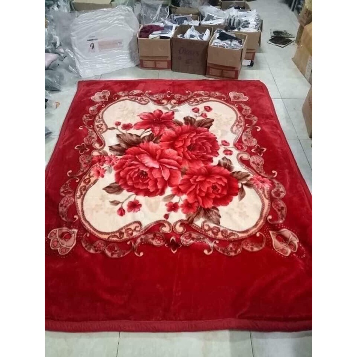 Chăn nhung lông tuyết, chăn băng lông 4kg và 5kg 3 lớp hàngThành Đạt cao cấp loại 1