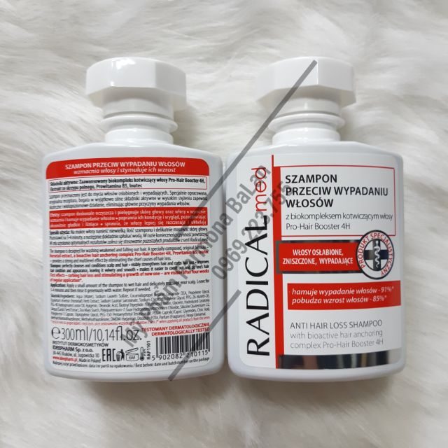 Dầu Gội Trị Rụng Tóc Radical Med