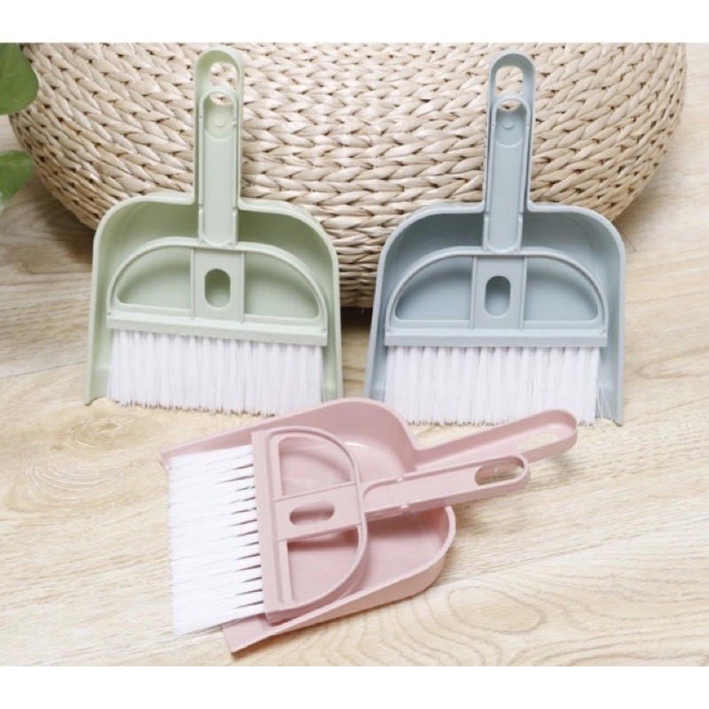 Bộ chổi quét bụi bàn,máy tính và ki hốt rác mini #C323