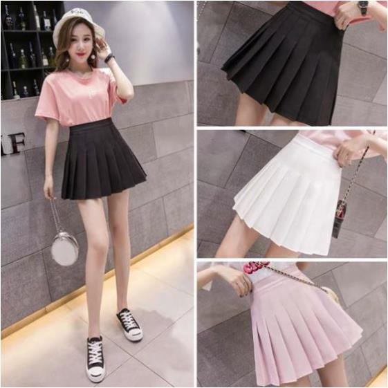 Chân váy tennis xếp ly Chân váy ngắn chữ A lưng cao có quần trong chống lộ trẻ trung năng động | BigBuy360 - bigbuy360.vn