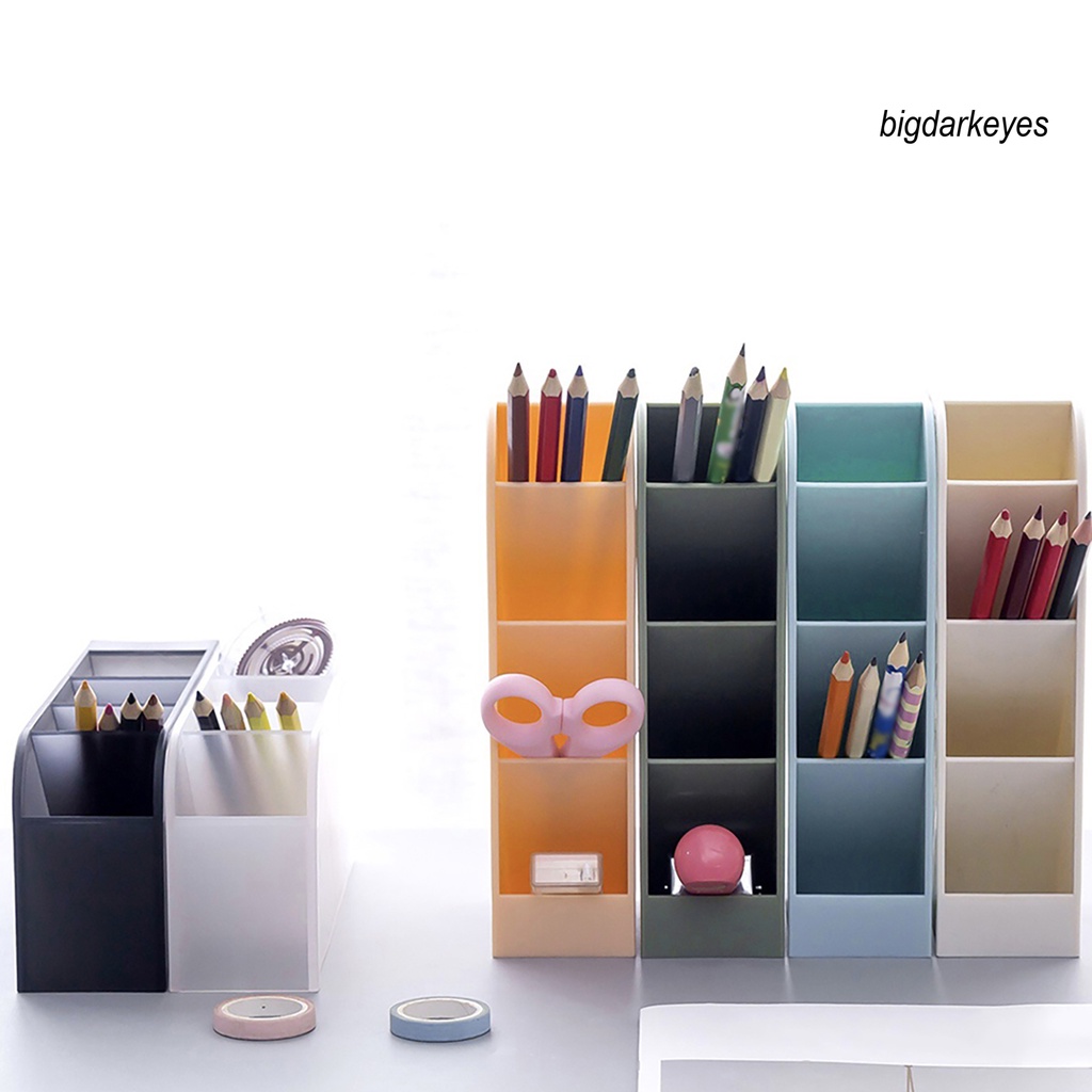 Hộp Đựng Bút / Cọ Trang Điểm Để Bàn Ốp