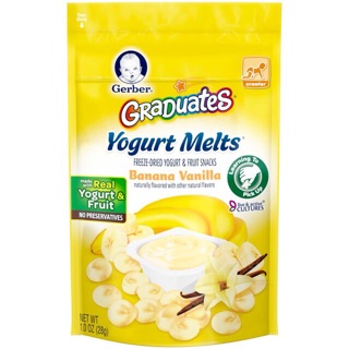 Sữa chua khô Gerber (mẫu mới vỏ màu xanh)