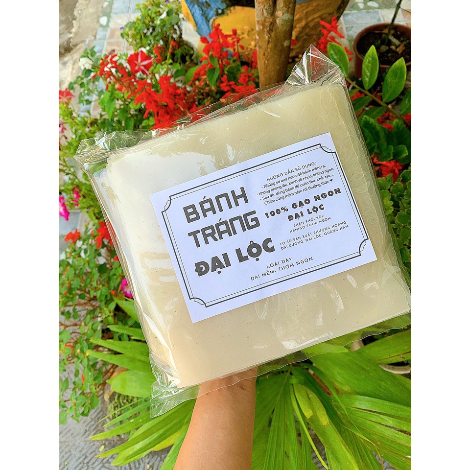 Bánh tráng Đại Lộc loại dày 500G (35-40 cái )- Hanigo Food Đặc Sản Đà Nẵng Ngon