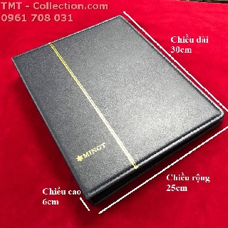 Album đựng được 30 tờ tiền giấy và 210 đồng xu (KHÔNG CÓ SẴN TIỀN, XU) - TMT Collection - SP001813