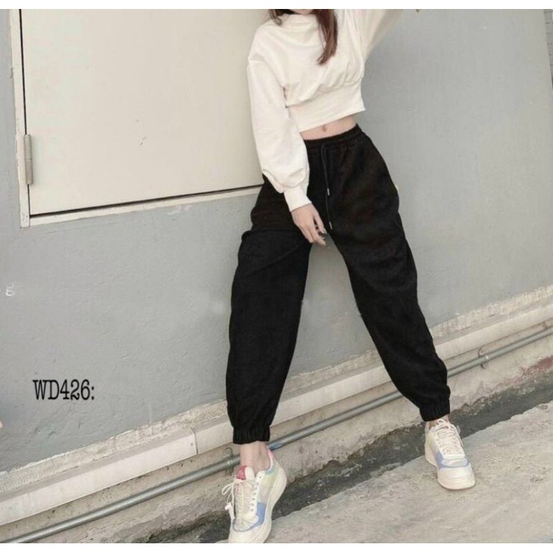 Quần jogger jeans thun bigsize