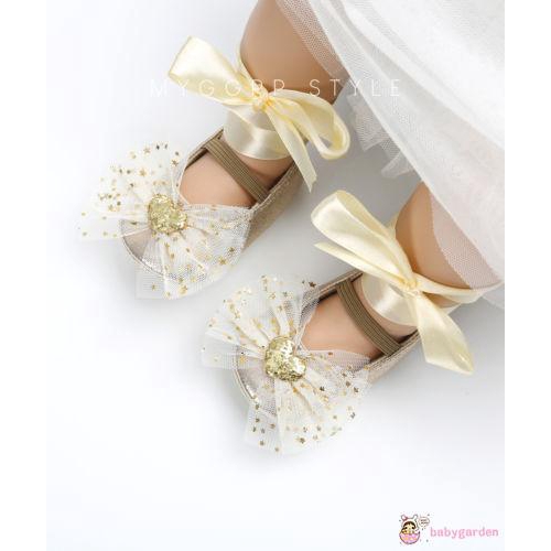 Giày cũi công chúa thắt nơ đế mềm đáng yêu cho bé gái